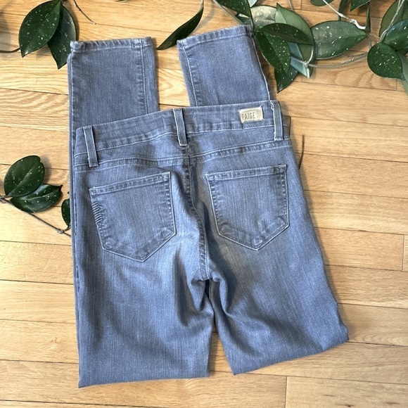 𝅺PAIGE Peg Ankle Skinny in Oxford Grey size 24 - Picture 3 of 7
